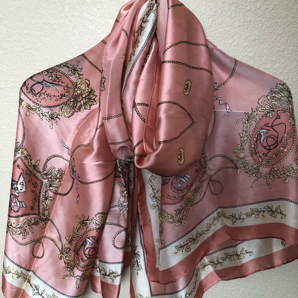 Silk scarf 💖 - Picture 3 of 7